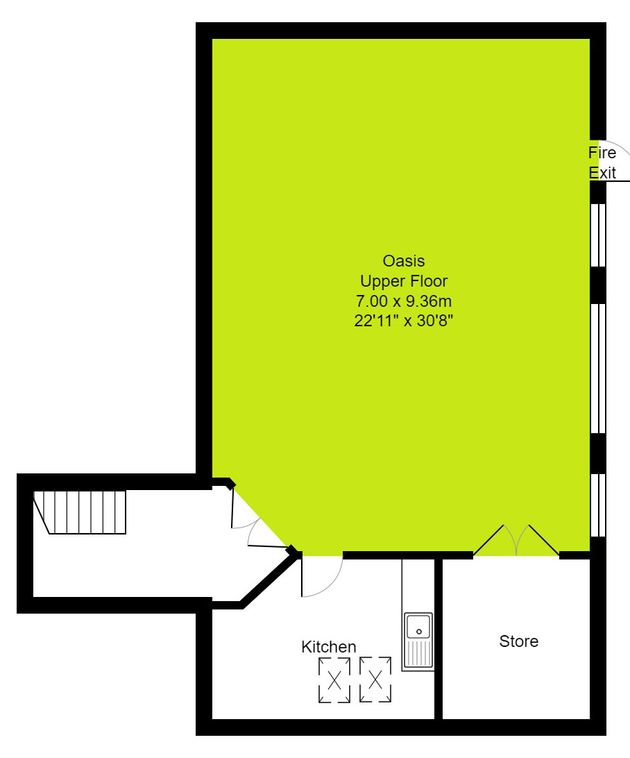 First Floor Oasis floor plan